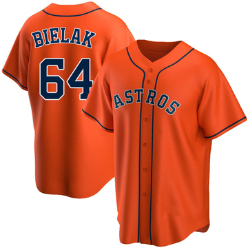 Brandon Bielak Houston Astros Women's Navy Backer Slim Fit Long