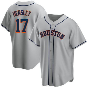 Men's David Hensley Houston Astros Authentic White Home Jersey