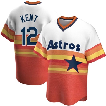 Jeff Kent Houston Astros Youth Navy Backer Long Sleeve T-Shirt 