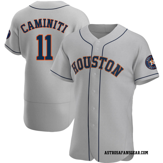 Men's Ken Caminiti Houston Astros Authentic White Home Jersey