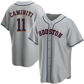 Ken Caminiti Houston Astros Men's Navy Backer Long Sleeve T-Shirt 