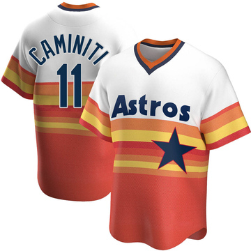 1987-92 Houston Astros Ken Caminiti #11 Game Used Cream Jersey 42