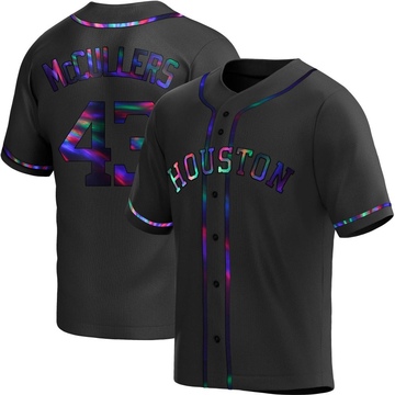 Men's Majestic Lance McCullers Houston Astros Replica Navy Blue Alternate  Cool Base Jersey