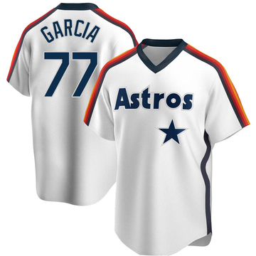 Youth Luis Garcia Houston Astros Replica Orange Alternate Jersey