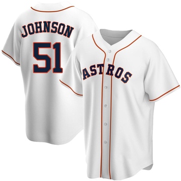 Randy Johnson 1998 Houston Astros Men's Alternate Navy Jersey w/ Team  Patch