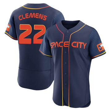 Roger Clemens Houston Astros Youth Navy Backer T-Shirt 