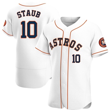 Men's Rusty Staub Houston Astros Replica Black Holographic Alternate Jersey