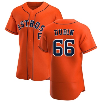 Shawn Dubin Men's Houston Astros Home Jersey - White Replica