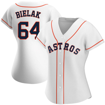 Brandon Bielak Houston Astros Women's Navy Backer Slim Fit Long