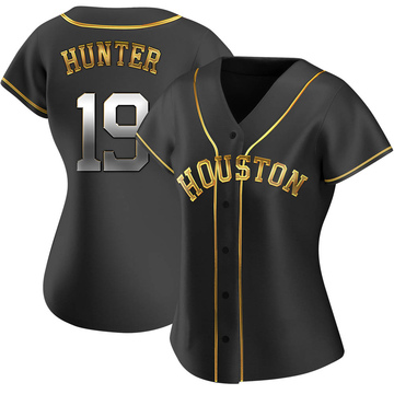 Brian Hunter Women's Houston Astros White 2023 Collection Jersey - Gold  Replica