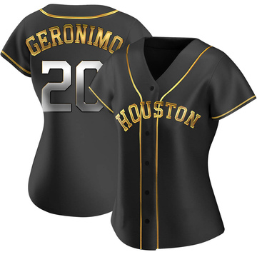 Women's Cesar Geronimo Houston Astros Authentic Gray Road 2020 Jersey