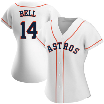 Derek Bell Houston Astros Women's Backer Slim Fit T-Shirt - Ash