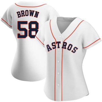 Youth Hunter Brown Houston Astros Replica Brown Navy 2022 City