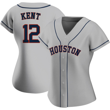 Men's Jeff Kent Houston Astros Authentic Navy Alternate Jersey