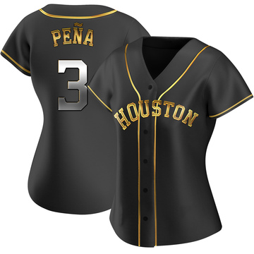 Men's Houston Astros Jeremy Pena #3 Space City Style Baseball Jersey  Player