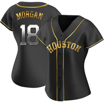 Men's Joe Morgan Houston Astros Authentic Navy Alternate Jersey
