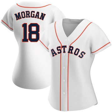 Women's Joe Morgan Houston Astros Replica Orange Alternate Jersey