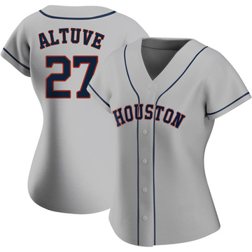 Houston Astros Jose Altuve Orange Throwback Pullover Jersey – US