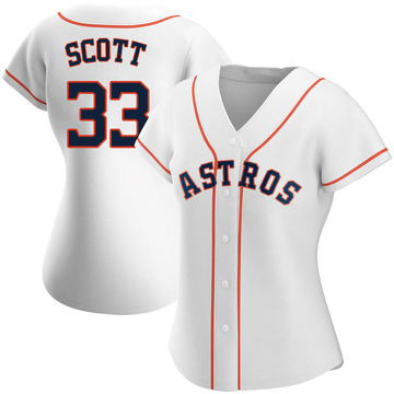 1987 Houston Astros Mike Scott #33 Authentic Team Spec Cream Jersey 44  DP35439