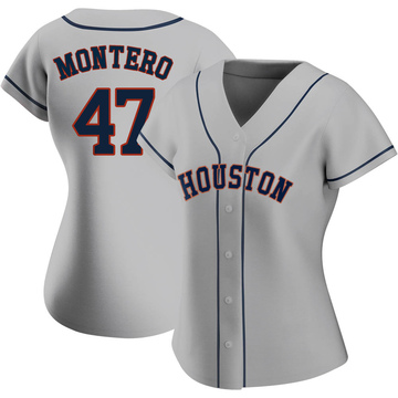 Rafael Montero Houston Astros Women's Navy Backer Slim Fit Long