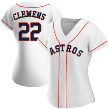 Astros White Jersey Pitching at Release – Roger Clemens Foundation