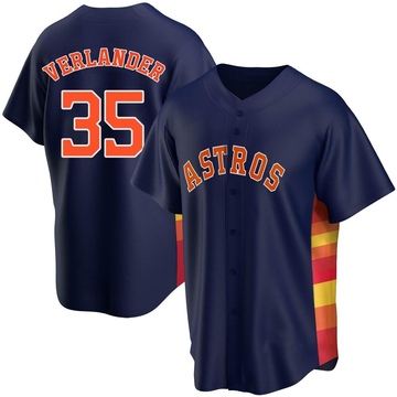 Nike Houston Astros Justin Verlander Space City Connect Jersey Men Size XL  Blue 195136124048