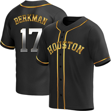 Men's Houston Astros Lance Berkman Mitchell & Ness Black Cooperstown  Collection Mesh Batting Practice Jersey