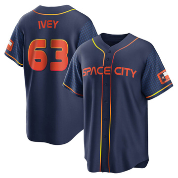 Tyler Ivey Houston Astros Women's Navy Roster Name & Number T-Shirt 